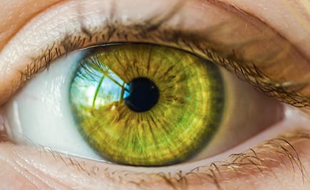 close up of eye